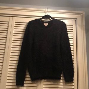 Black fuzzy sweater